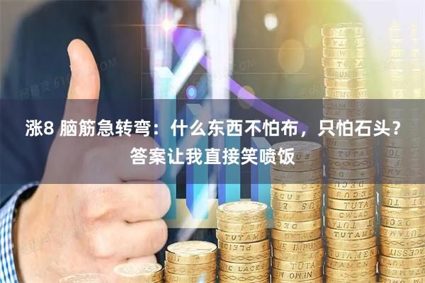 涨8 脑筋急转弯：什么东西不怕布，只怕石头？答案让我直接笑喷饭