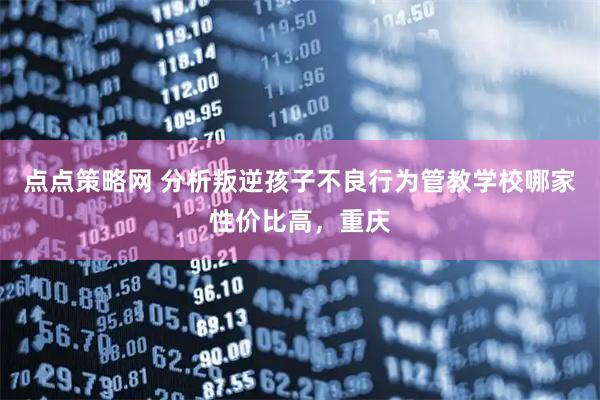 点点策略网 分析叛逆孩子不良行为管教学校哪家性价比高，重庆