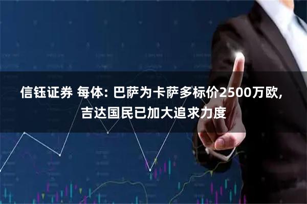 信钰证券 每体: 巴萨为卡萨多标价2500万欧, 吉达国民已加大追求力度